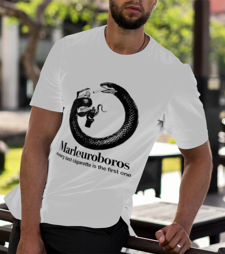 Marlouroboros Snake Ouroboros Every Last Cigarette Is The First One T-Shirt