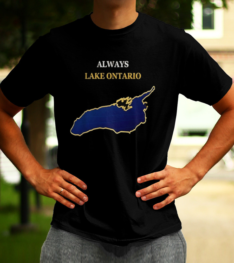 Always Lake Ontario Map T-Shirt
