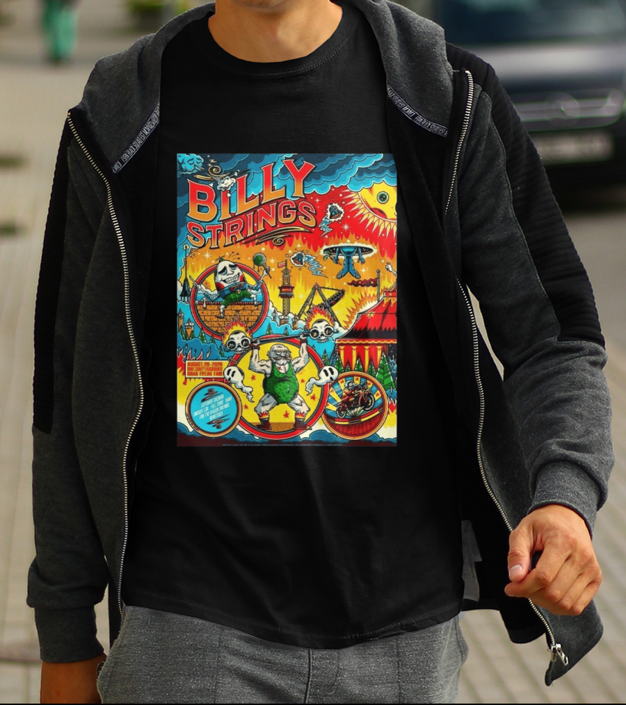 Billy Strings Ionia Freak Fair August 28 2026 Night 1 Ionia MI T-Shirt