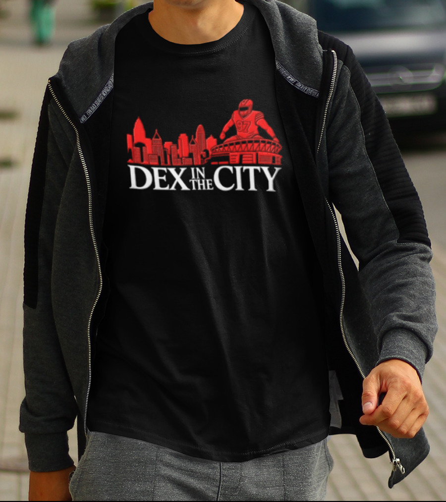 Dex In The City Football Skyline Adventure T-Shirt