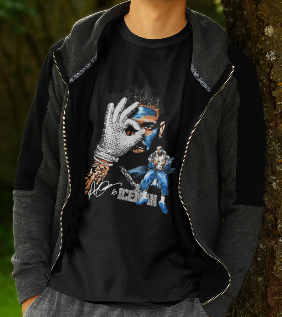 Drake Ice Man Brodie Signature Bling T-Shirt