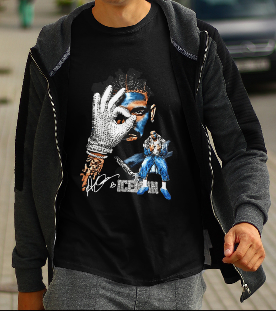 Drake Ice Man Brodie Signature Bling T-Shirt