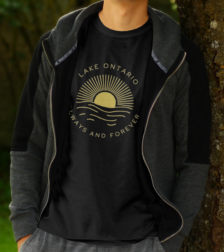 Lake Ontario Sunset Waves Always And Forever T-Shirt