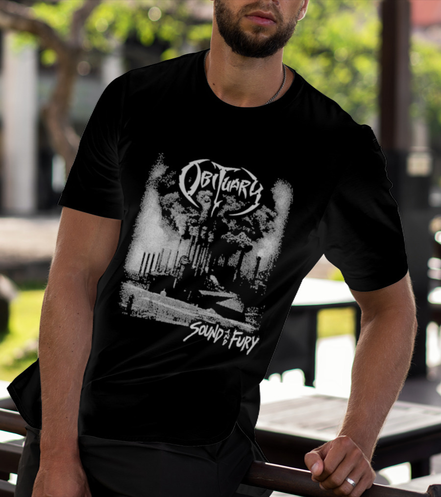 Obituary Sound And Fury 2026 World Demise T-Shirt