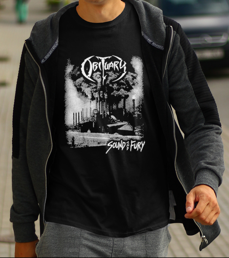 Obituary Sound And Fury 2026 World Demise T-Shirt