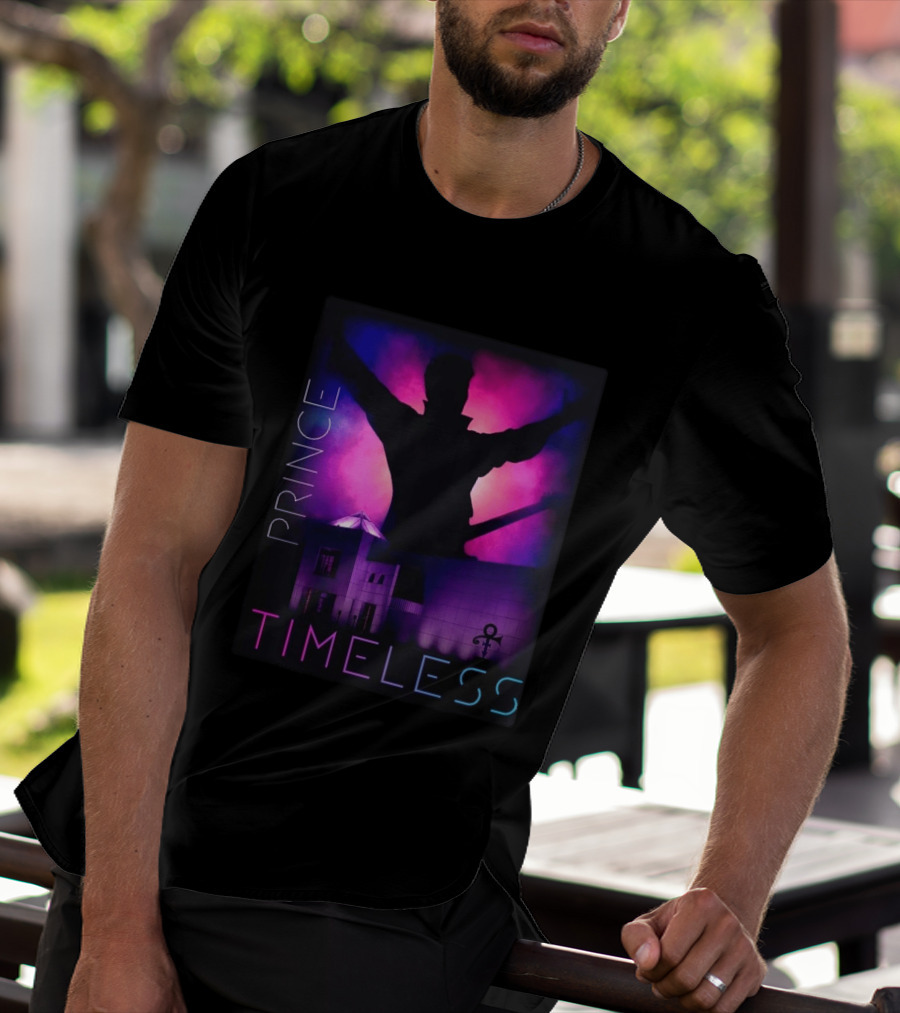 Prince Timeless Paisley Park Iconic Silhouette Purple Celebration August 28 2026 T-Shirt