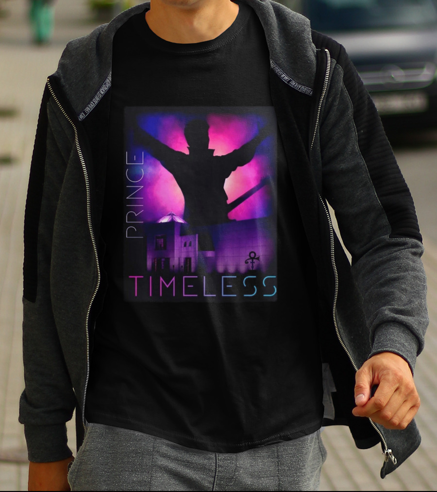 Prince Timeless Paisley Park Iconic Silhouette Purple Celebration August 28 2026 T-Shirt