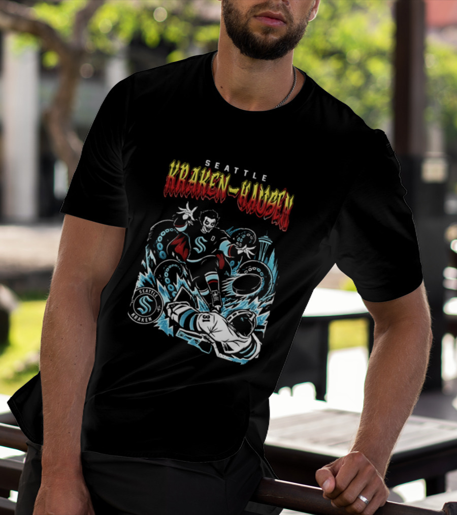 Seattle Kraken Danhausen WWE Friday Night 2026 Hockey Clash T-Shirt