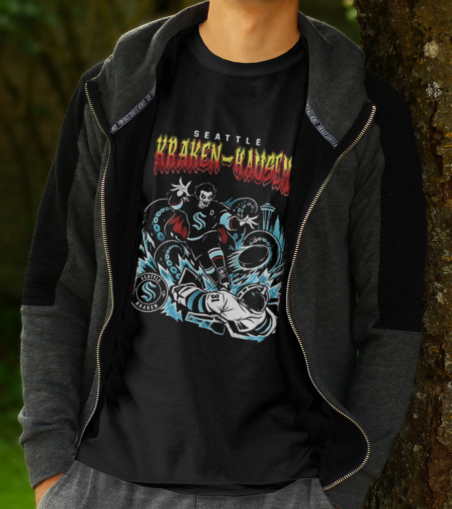 Seattle Kraken Danhausen WWE Friday Night 2026 Hockey Clash T-Shirt