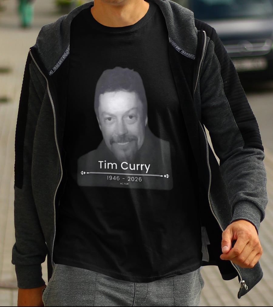 Tim Curry 1946 2026 Actor Memoriam T-Shirt