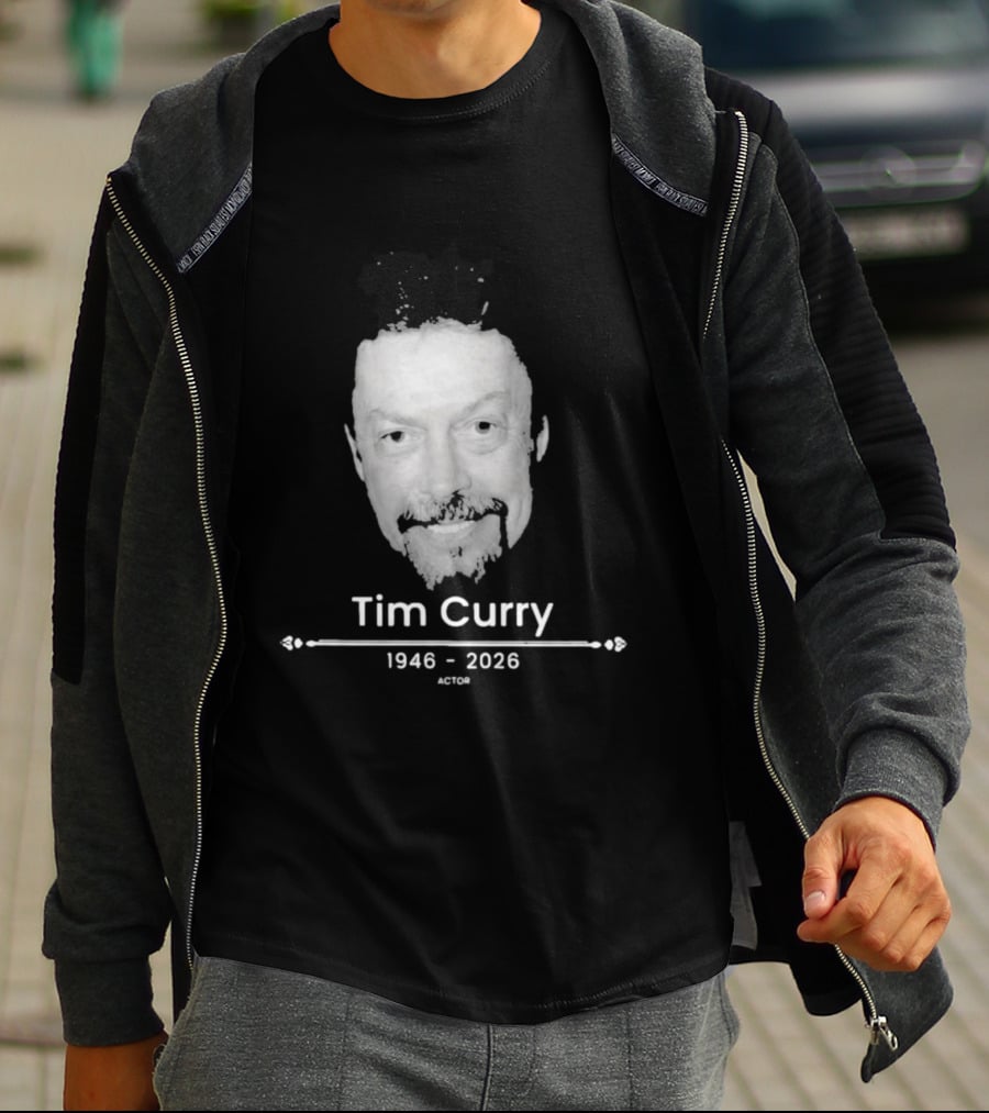 Tim Curry 1946 2026 Actor Face T-Shirt