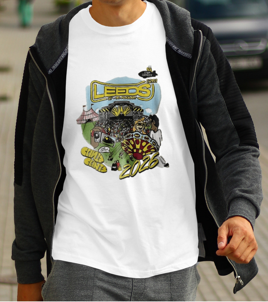 Leeds Step Correct 27 30 August 2026 Music Festival Fairground Clints Cantz T-Shirt