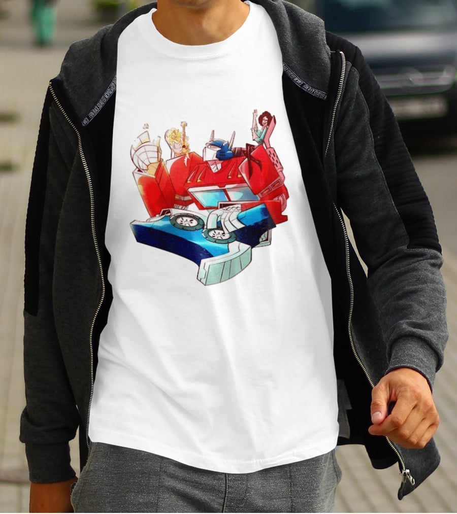 Dolly Parton Tim Curry Peter Cullen Optimus Prime T-Shirt