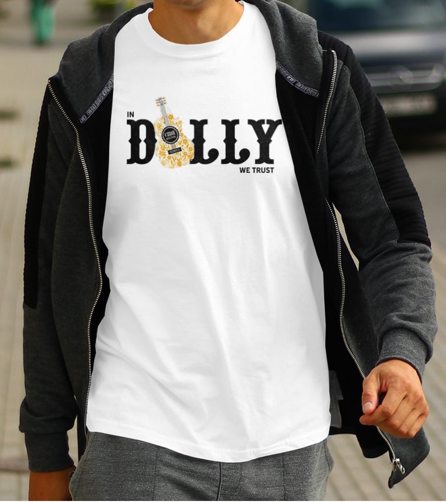 In Dolly We Trust Nashville Country Music Guitar T-Shirt