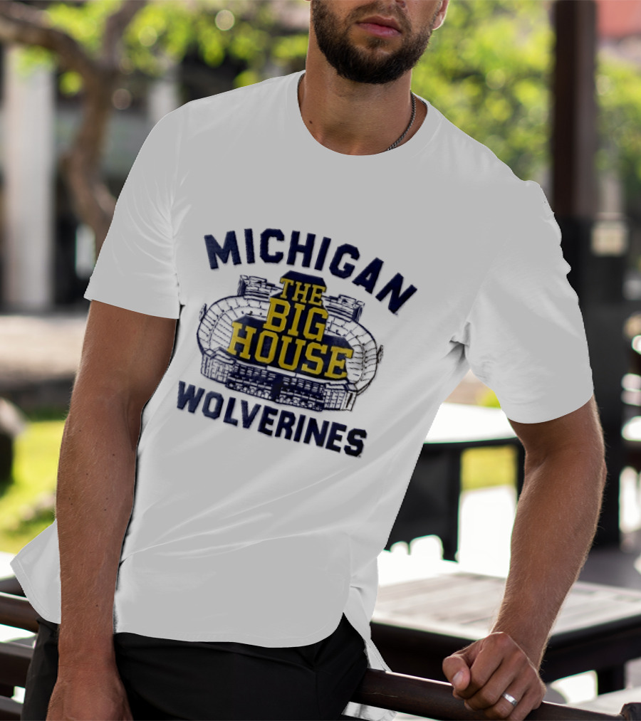 Michigan Wolverines The Big House Stadium T-Shirt