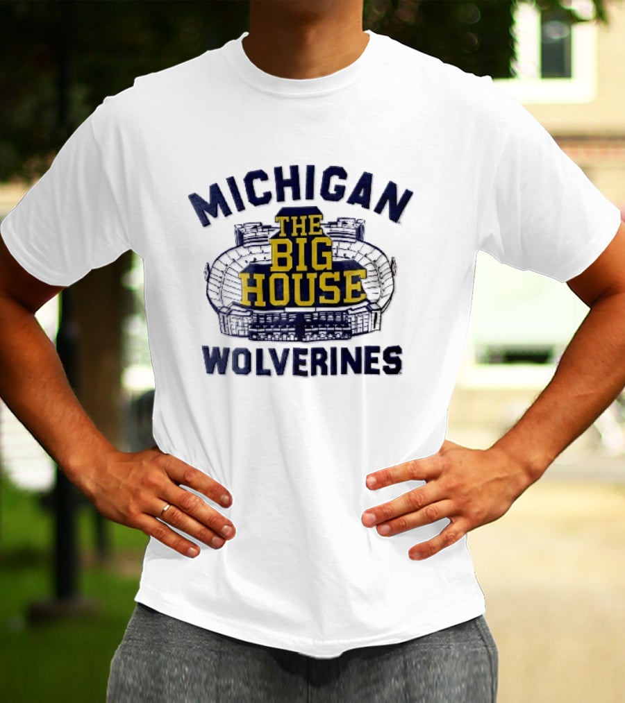 Michigan Wolverines The Big House Stadium T-Shirt
