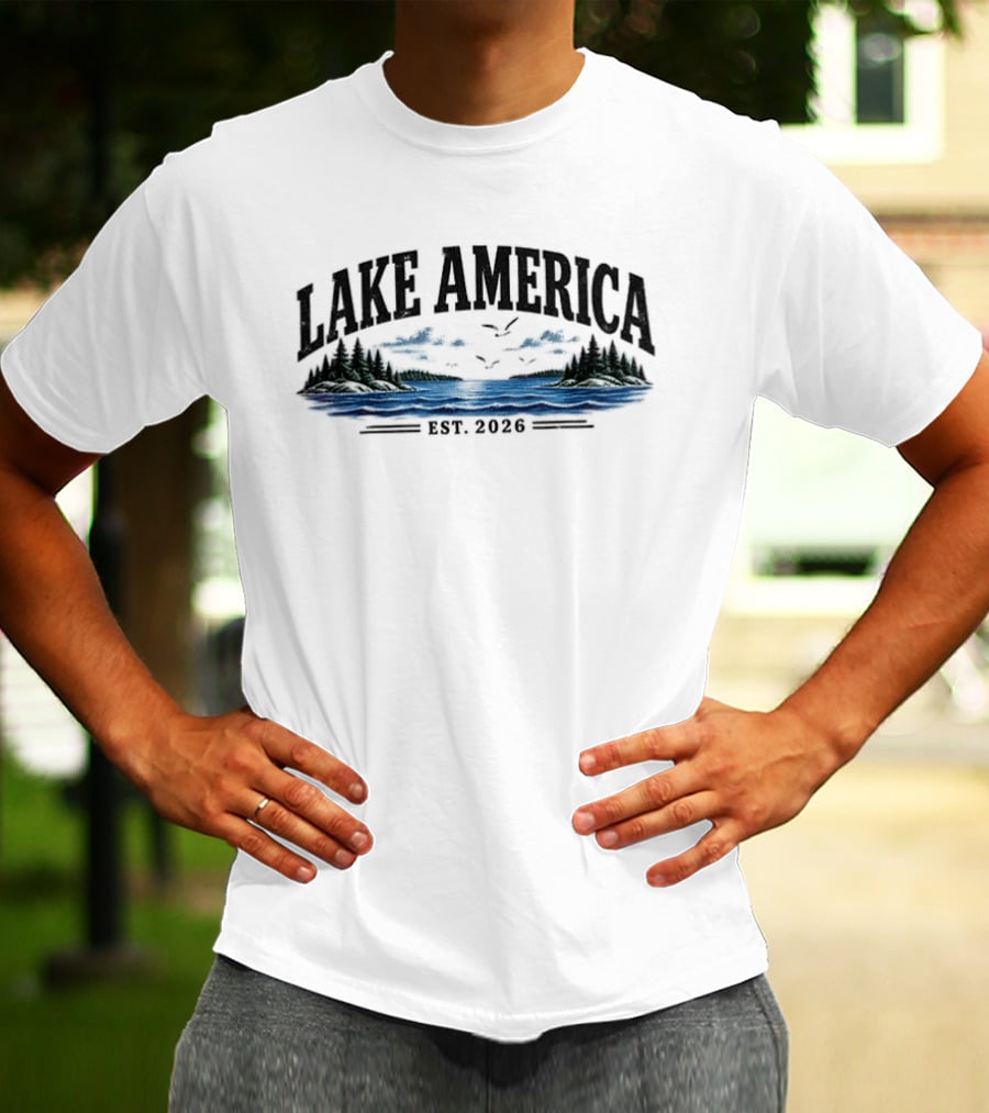 Lake America Est 2026 Lake Ontario Renamed Political Humor T-Shirt