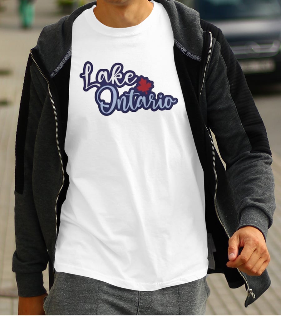 Lake Ontario Canada Maple Leaf T-Shirt