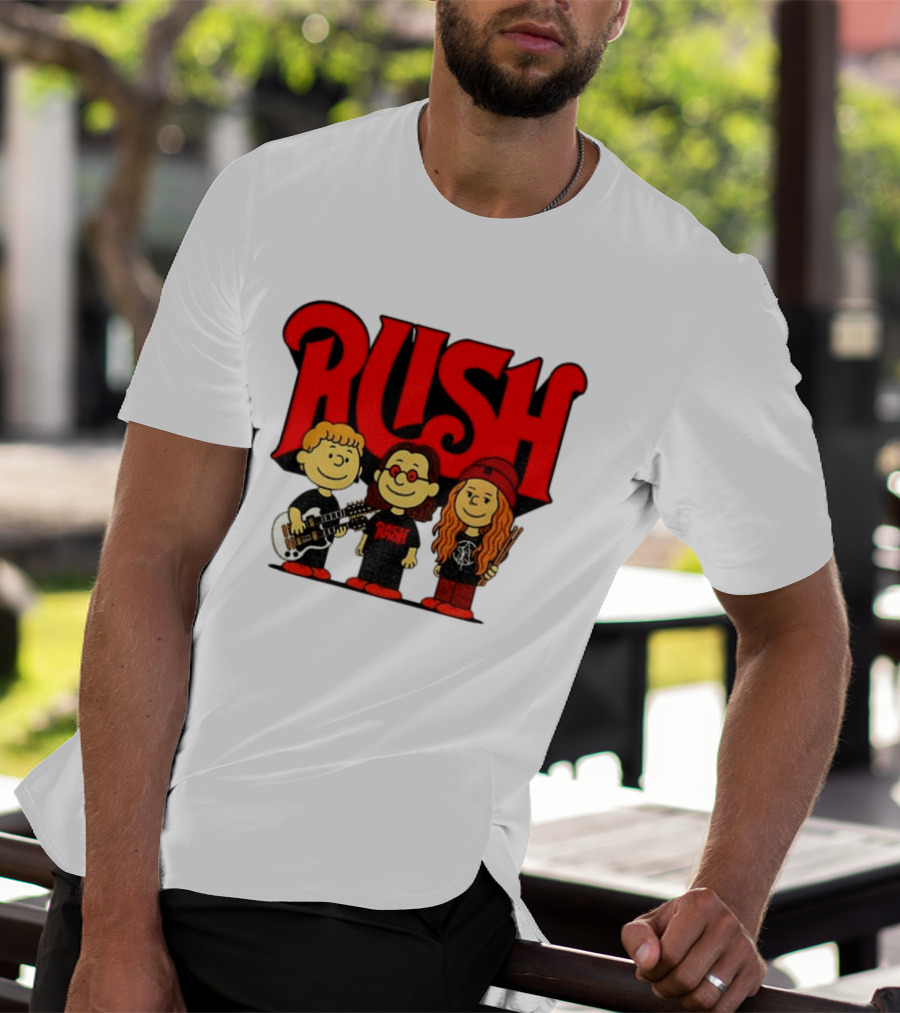 RUSH Band With Anika Nilles Classic Cartoon Characters T-Shirt