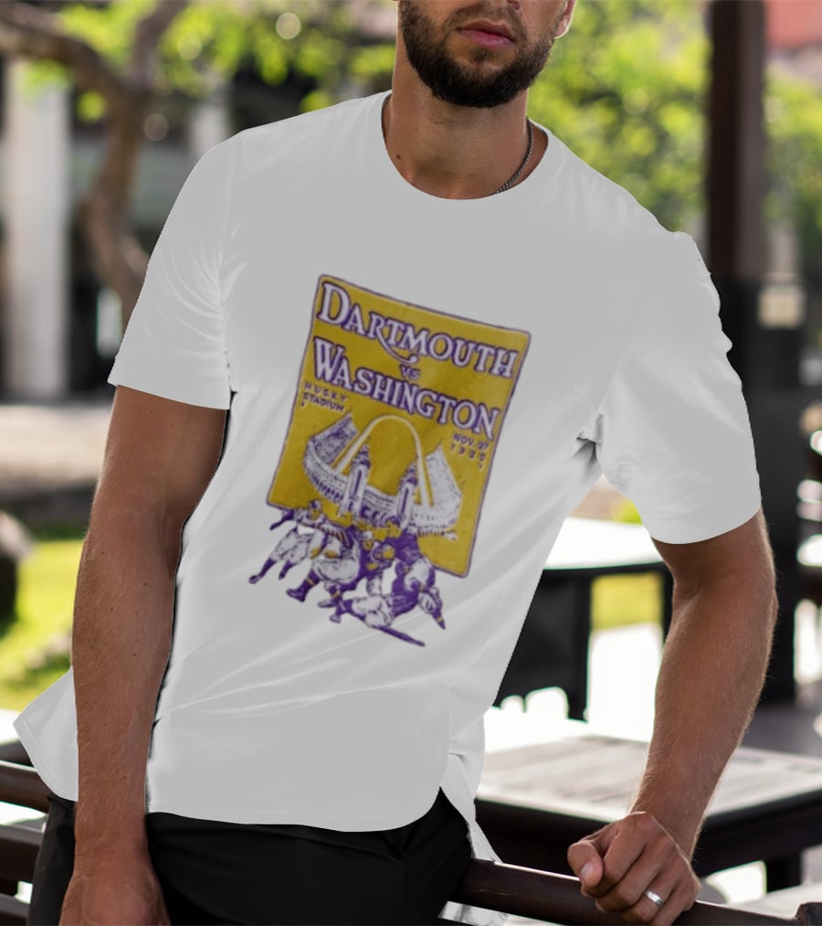 Dartmouth Vs Washington Husky Stadium Nov 27 1920 Football Players T-Shirt