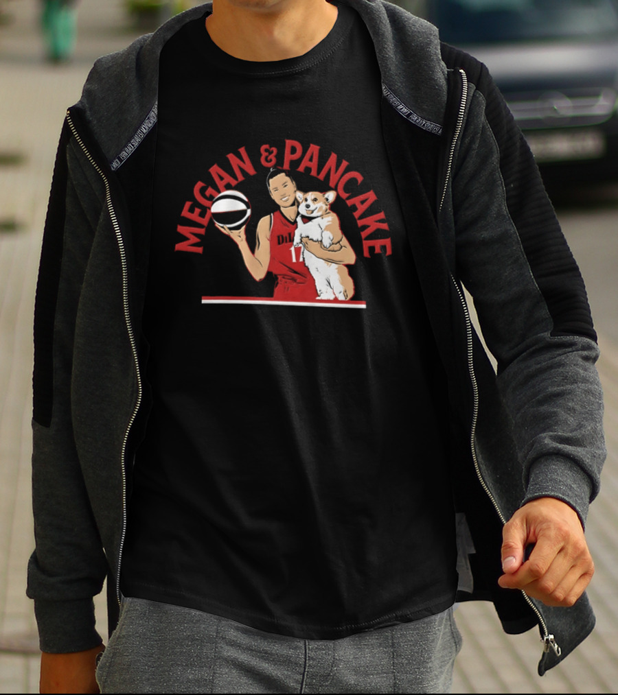 Megan & Pancake DiLeo Portland Player WNBA T-Shirt