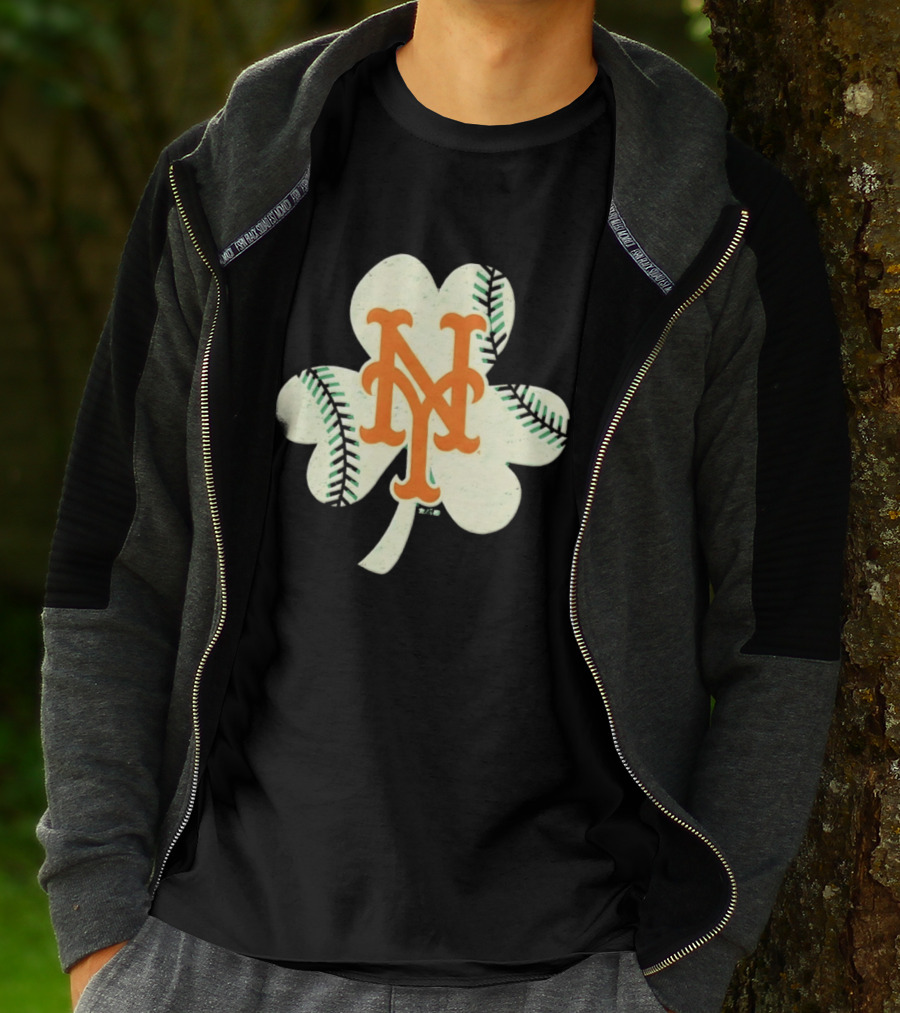 New York Mets Irish Shamrock Baseball 2026 T-Shirt