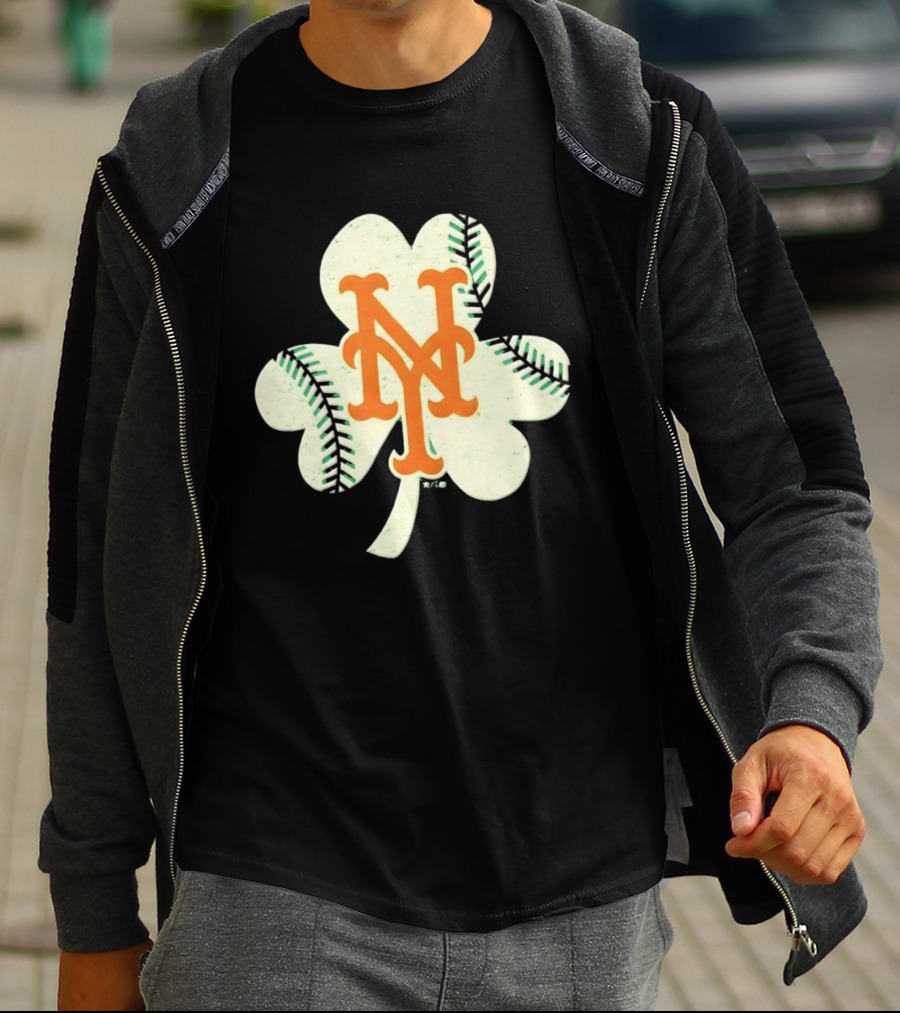 New York Mets Irish Shamrock Baseball 2026 T-Shirt
