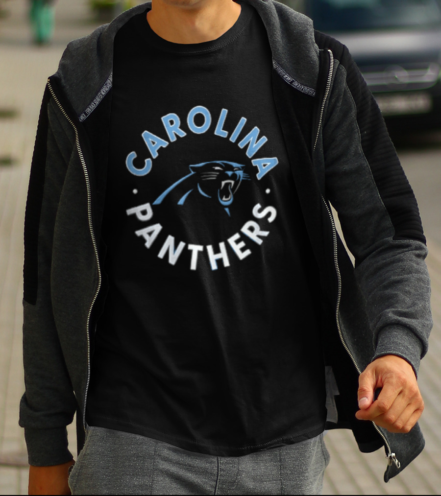 Carolina Panthers Team Spirit Feline T-Shirt