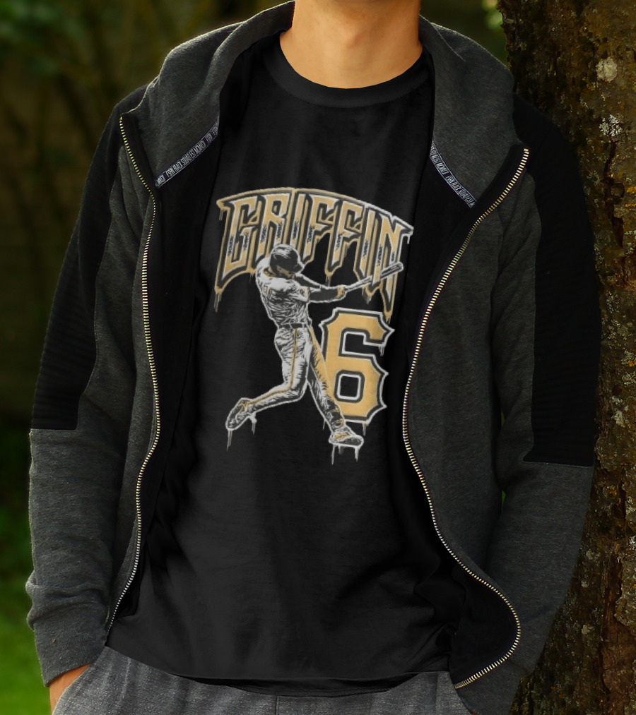 Konnor Griffin 6 Pittsburgh Pirates 2026 City Connect Baseball Player T-Shirt