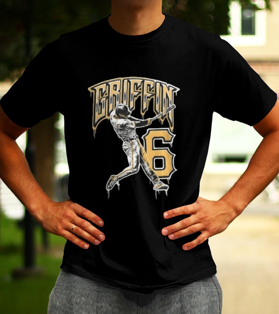 Konnor Griffin 6 Pittsburgh Pirates 2026 City Connect Baseball Player T-Shirt