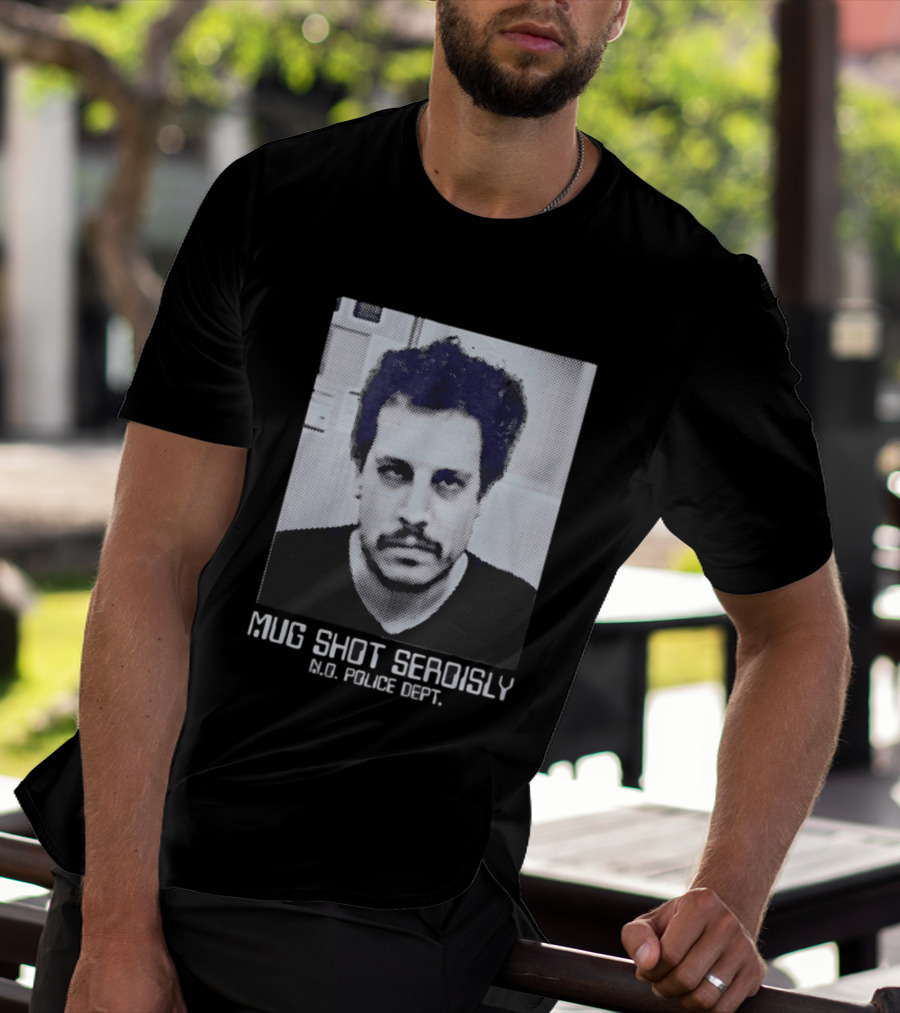 Shot Seriously N.O. Police Dept. Viral Pop Culture T-Shirt