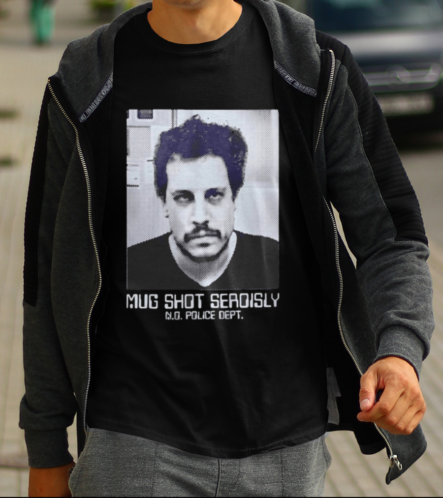 Shot Seriously N.O. Police Dept. Viral Pop Culture T-Shirt
