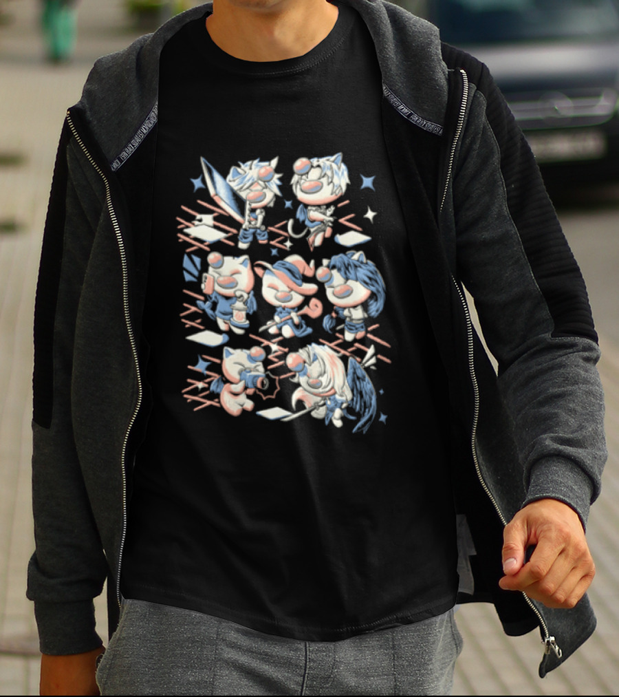 Final Fantasy Cosplay Contest Kupo Mog Moogle Characters T-Shirt