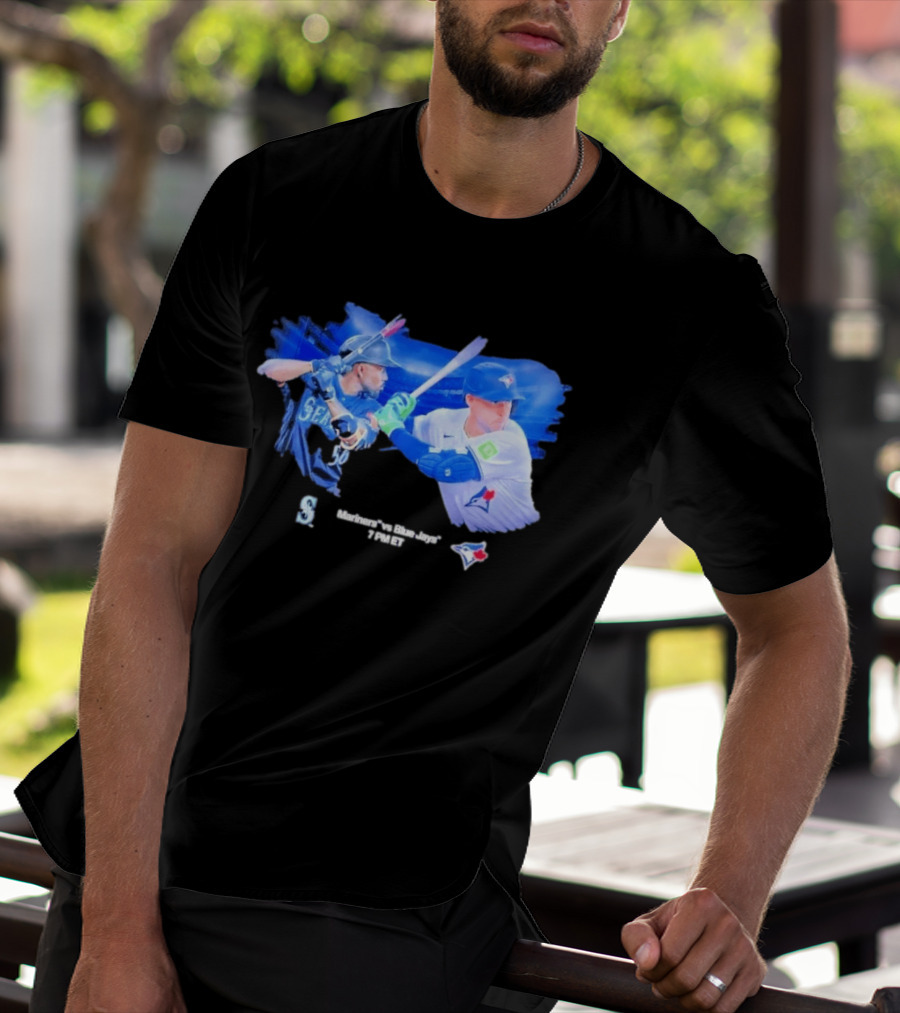 Seattle Mariners Vs Toronto Blue Jays Baseball Showdown Journey T-Shirt