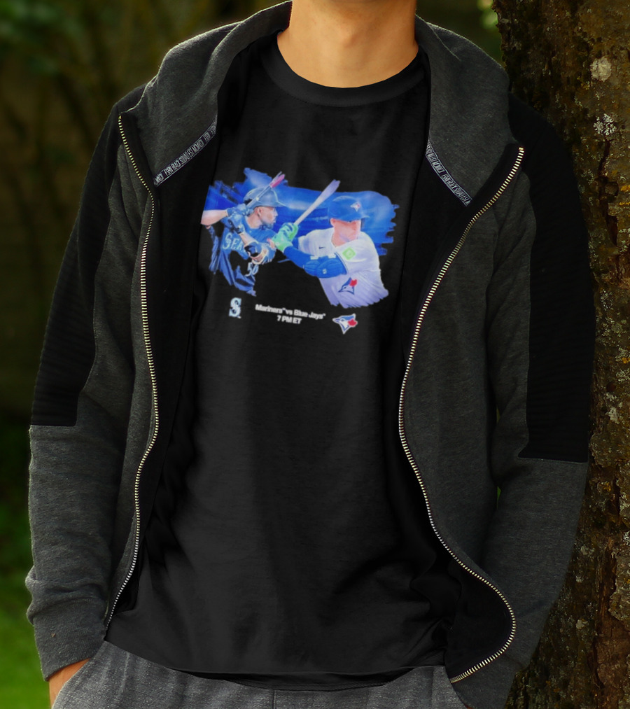 Seattle Mariners Vs Toronto Blue Jays Baseball Showdown Journey T-Shirt