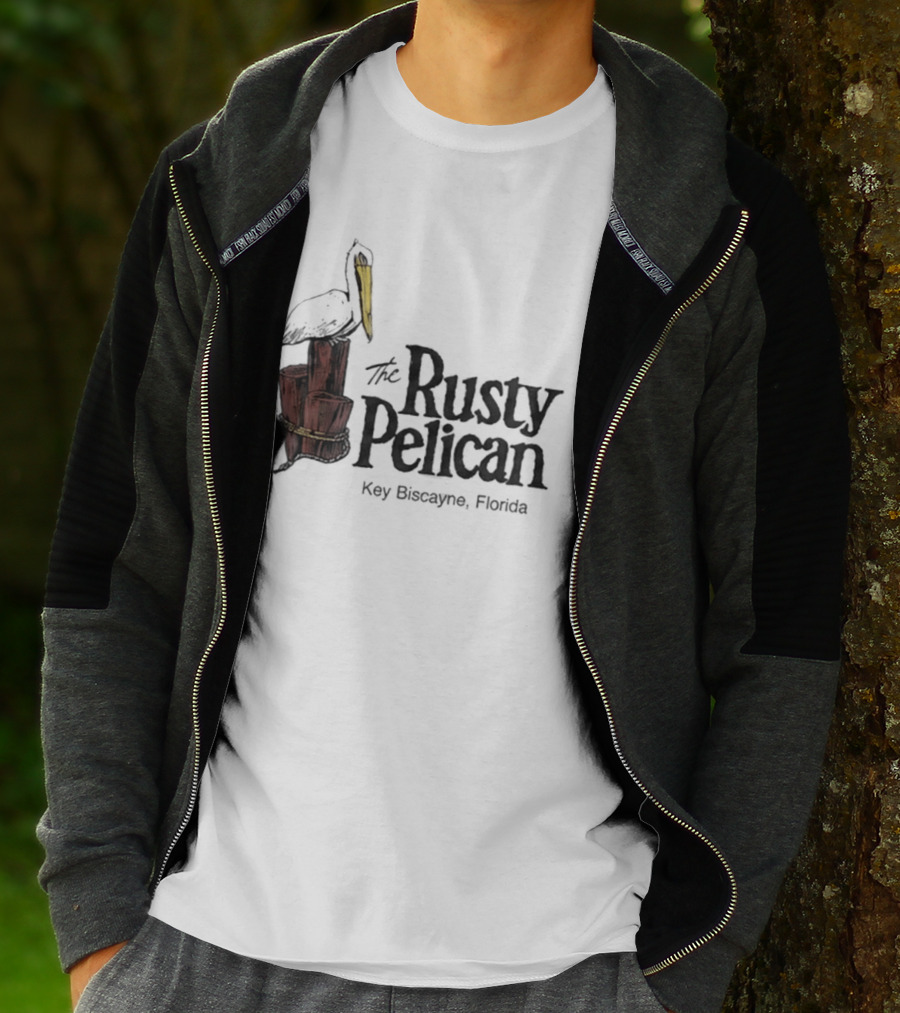 The Rusty Pelican Key Biscayne Florida Cody John T-Shirt