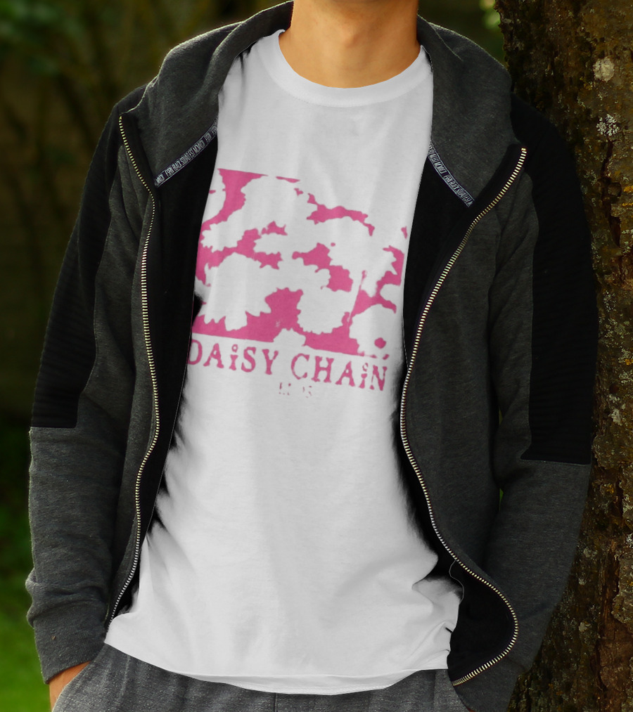 Olivia Rodrigo Daisy Chain Pink Distressed T-Shirt