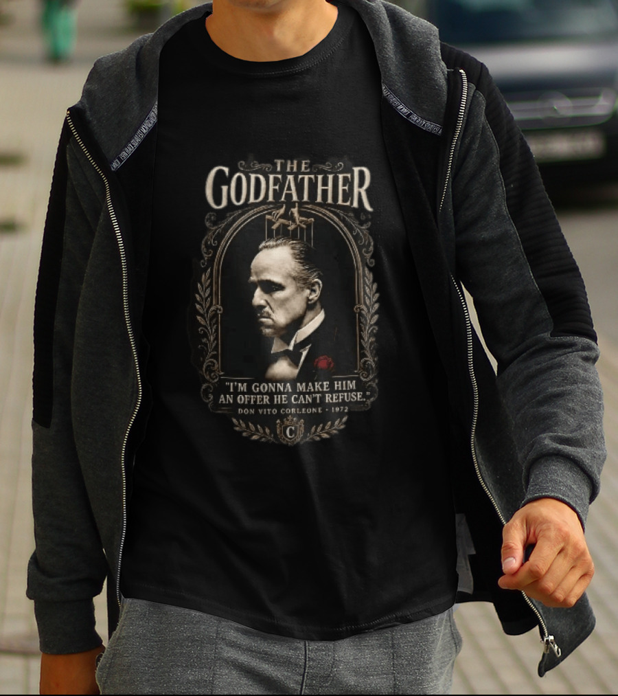 The Godfather I'm Gonna Make Him An Offer He Can't Refuse Don Vito Corleone 1972 T-Shirt