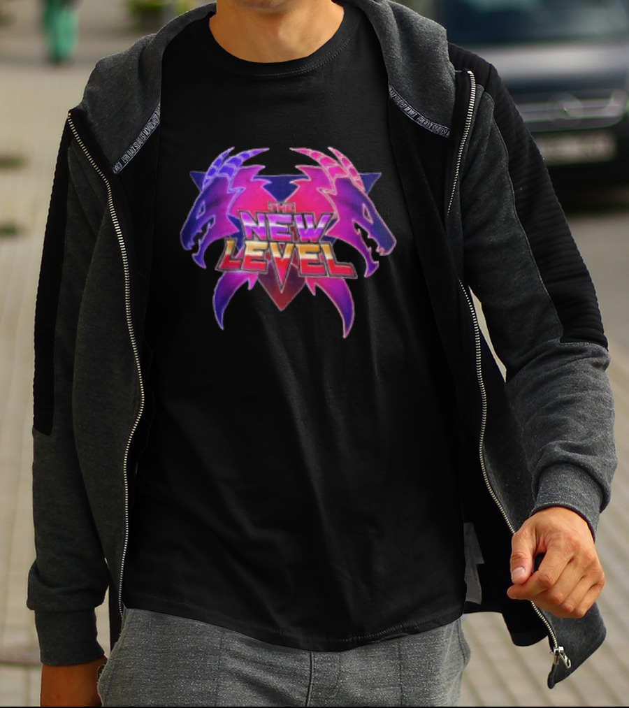 The New Level Dual Dragon Emblem Level Up T-Shirt
