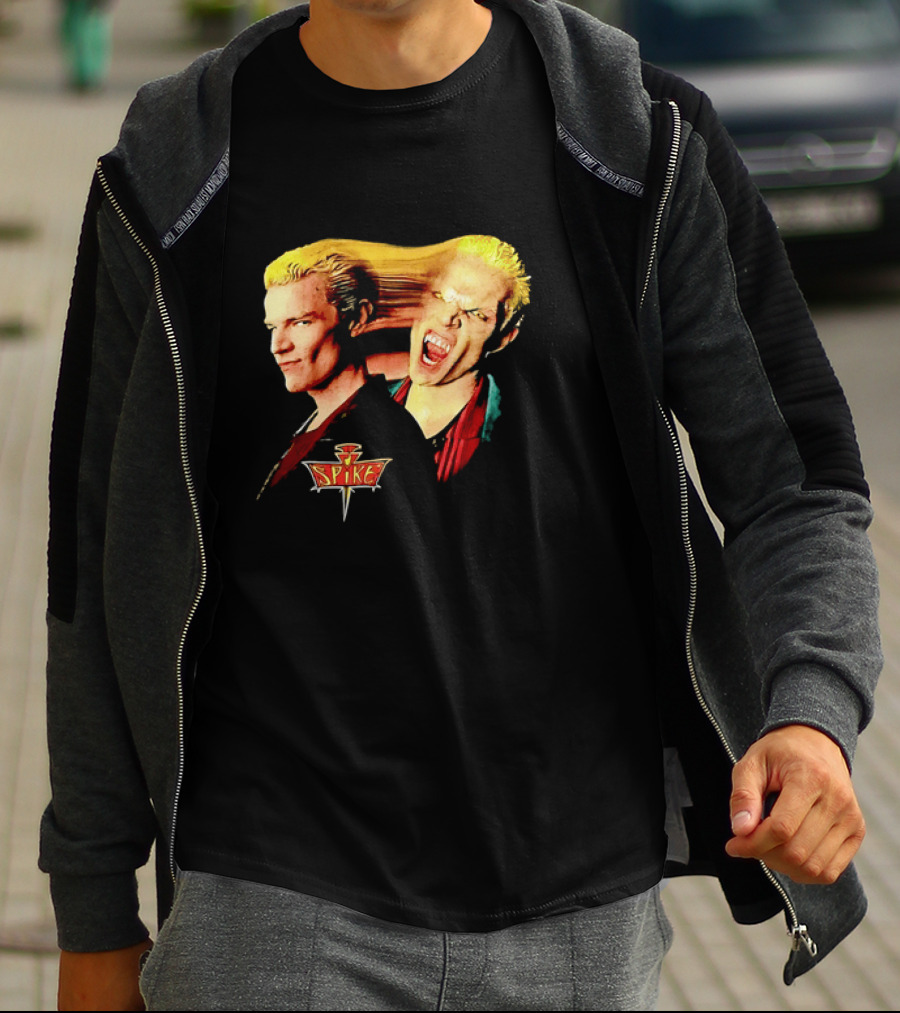Spike Buffy The Vampire Slayer Movie Iconic Blond Vampire Characterística T-Shirt