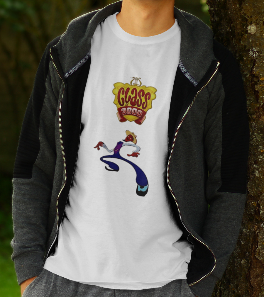 Class Of 3000 Cartoon 2015 Posing Straw Hat Vest T-Shirt