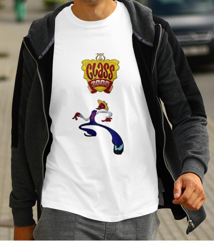 Class Of 3000 Cartoon 2015 Posing Straw Hat Vest T-Shirt