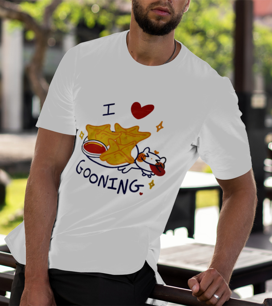 I Love Gooning Nachos Cat Fun T-Shirt