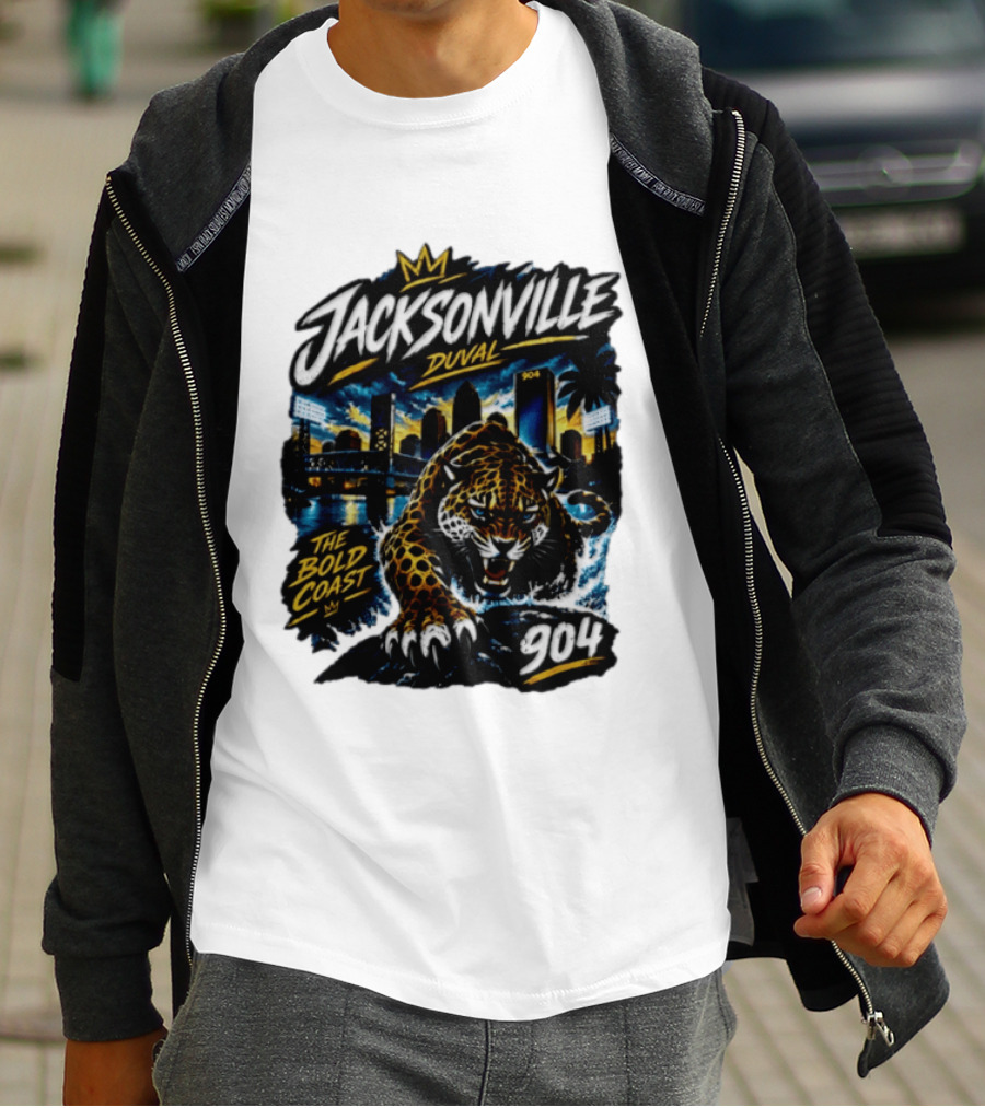 Jacksonville Duval 904 The Bold Coast T-Shirt