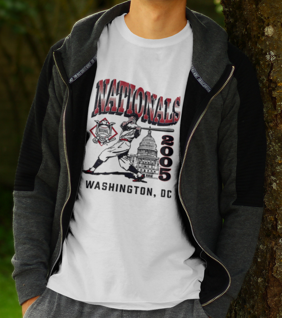 Washington Nationals 2005 Washington DC Baseball T-Shirt