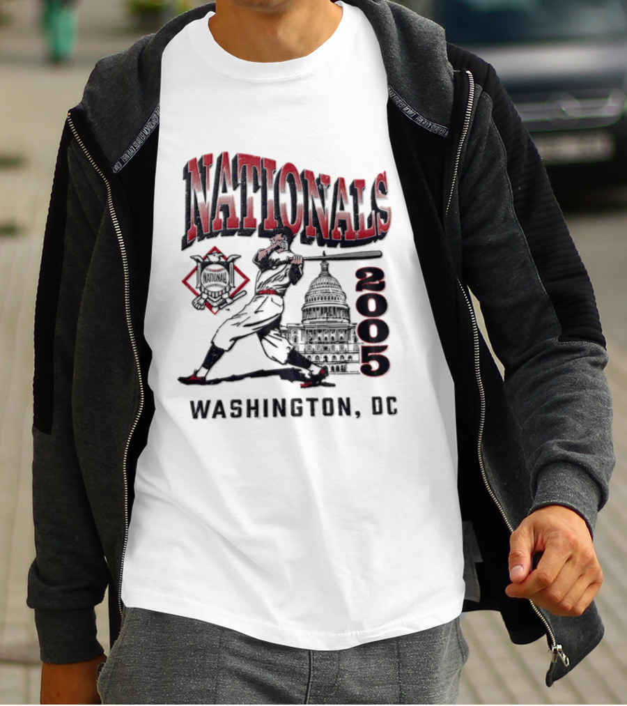 Washington Nationals 2005 Washington DC Baseball T-Shirt