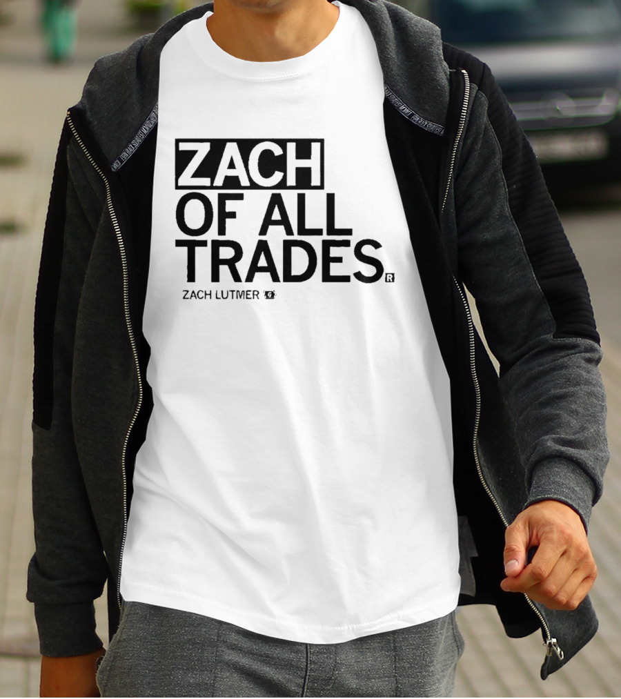 Zach Of All Trades Zach Lutmer Iowa Hawkeyes T-Shirt