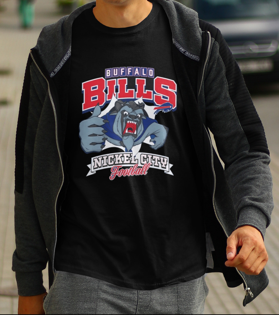 Buffalo Bills Nickel City Football Disney Beast T-Shirt