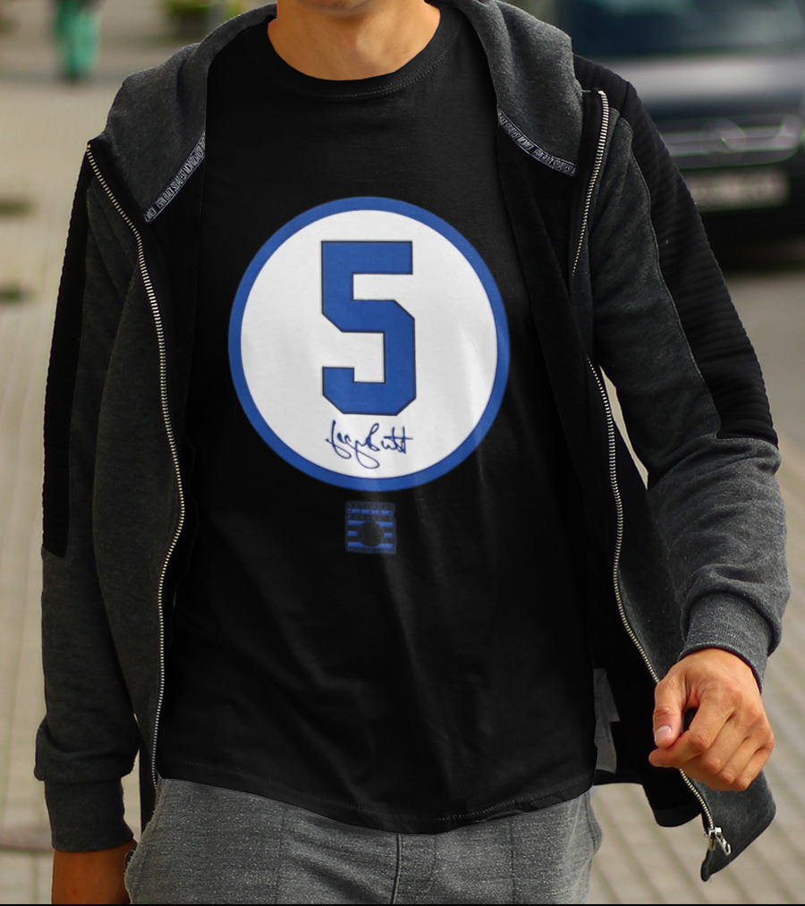 George Brett Number 5 Kansas City Royals MLB Signature Edition T-Shirt