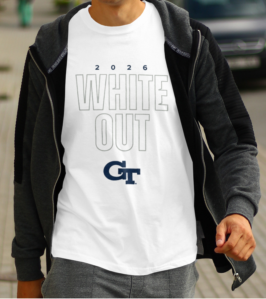 2026 White Out GT Football Event T-Shirt